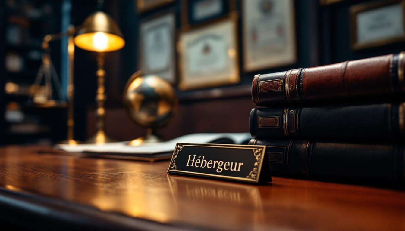 Hébergeur définition : rôle et importance dans le monde juridique