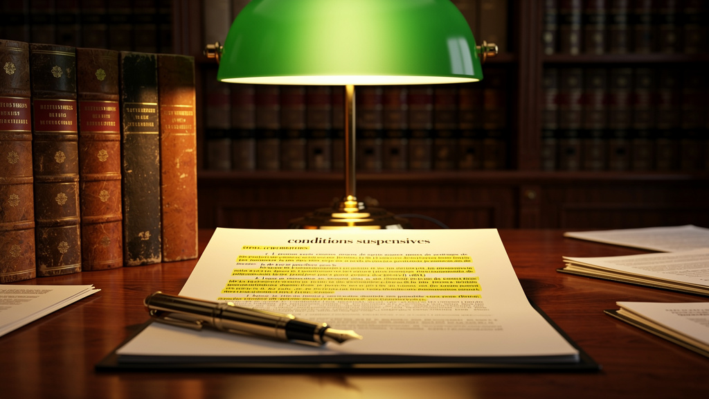 Conditions suspensives définition : explications détaillées